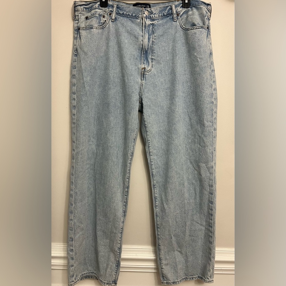 Abercrombie & Fitch Lightweight Jean Baggy Mens 40x32 Measure 43x30.5 Grunge Y2K